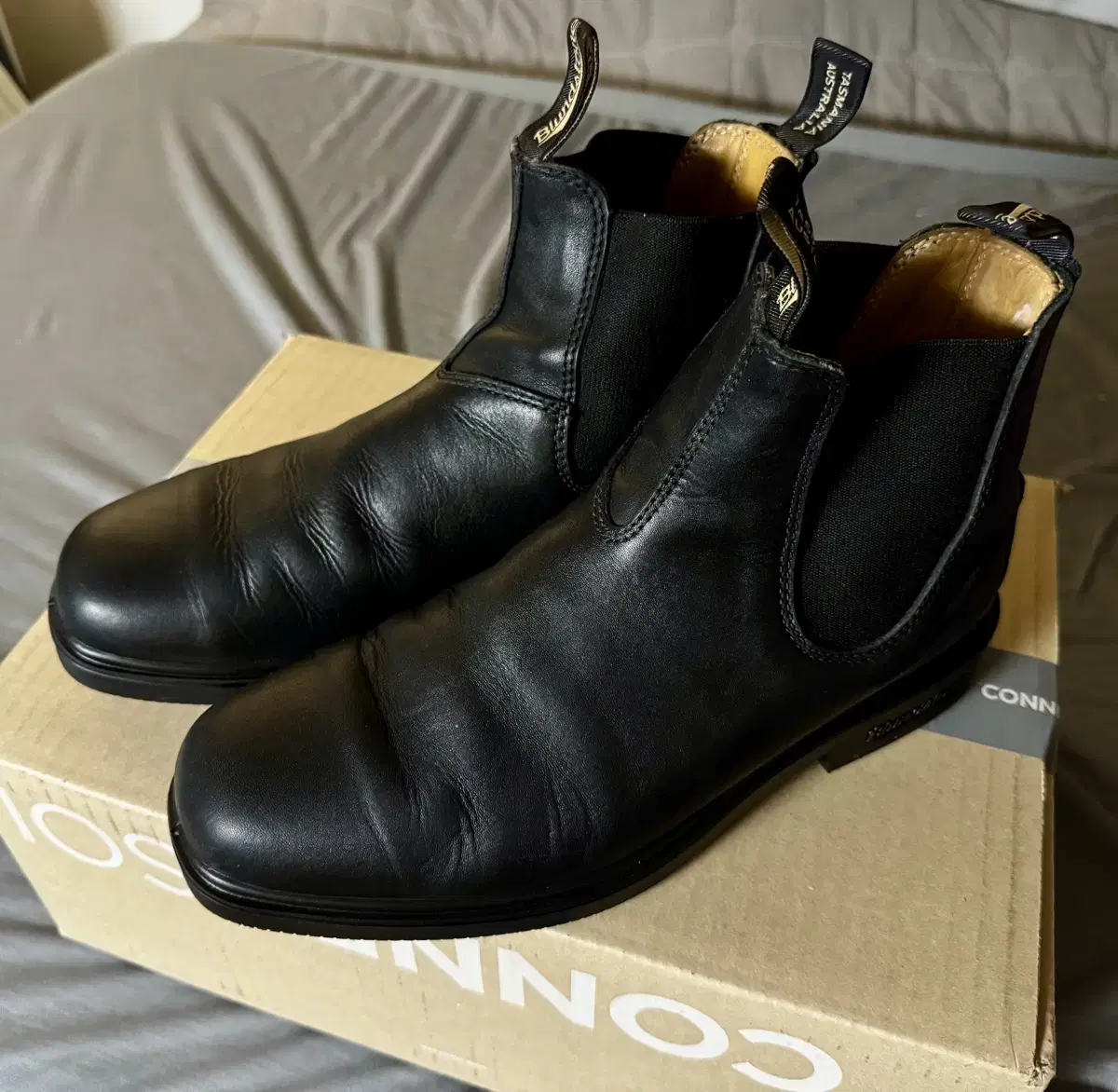 블런드스톤 blundstone 068 dress라인 블랙 첼시부츠